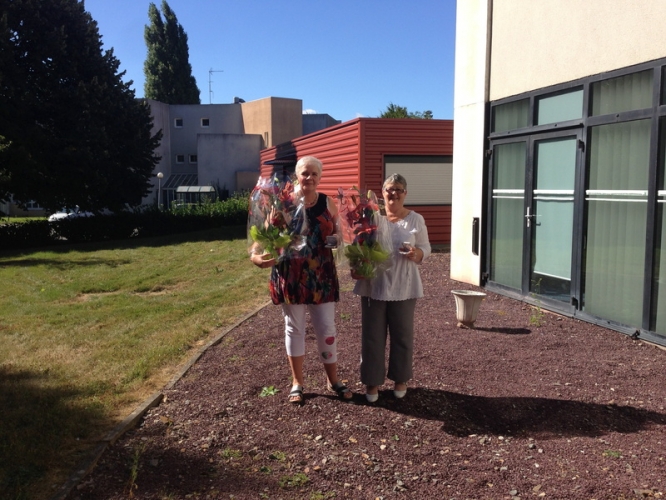 Nathalie et Sylvie médaillées