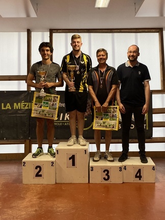 podium hommes competitions