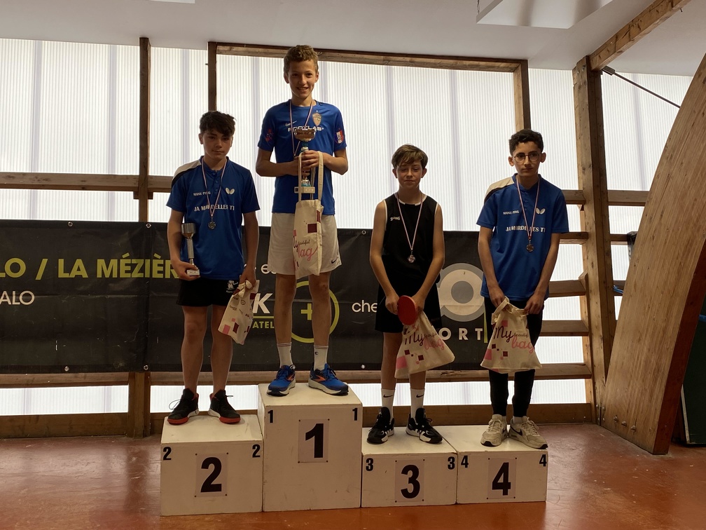 podium jeunes competitions